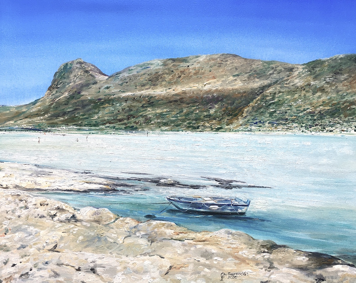 Balos beach II. 40x50 cm_k